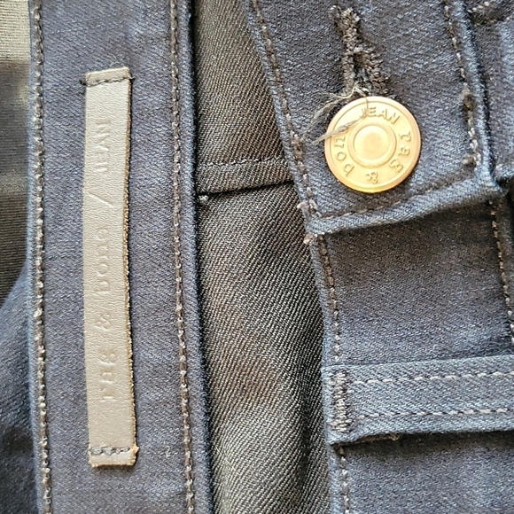 Rag and bone copper Embroidered Denim Black Skinny jeans Boho Bohemian - Picture 4 of 8